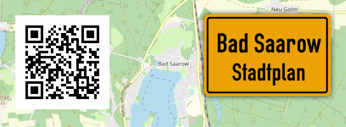 Stadtplan Bad Saarow