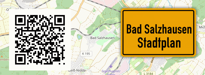 Stadtplan Bad Salzhausen