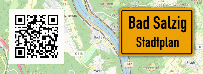 Stadtplan Bad Salzig