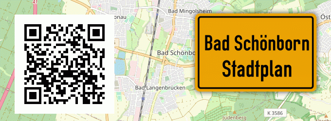 Stadtplan Bad Schönborn