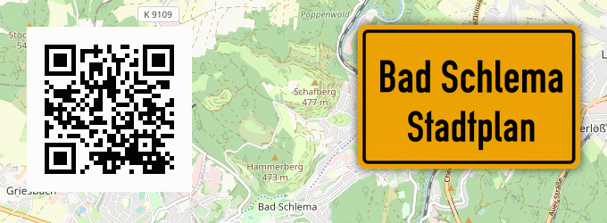 Stadtplan Bad Schlema