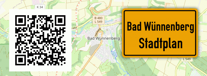 Stadtplan Bad Wünnenberg