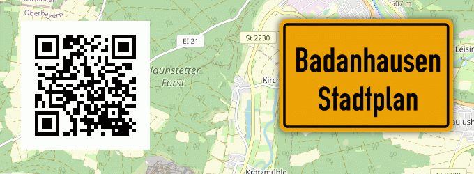 Stadtplan Badanhausen