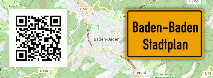 Stadtplan Baden-Baden