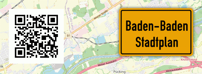 Stadtplan Baden-Baden