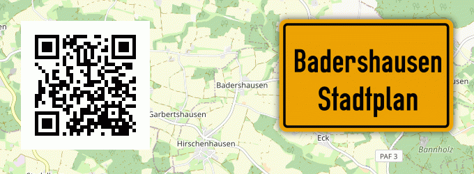 Stadtplan Badershausen
