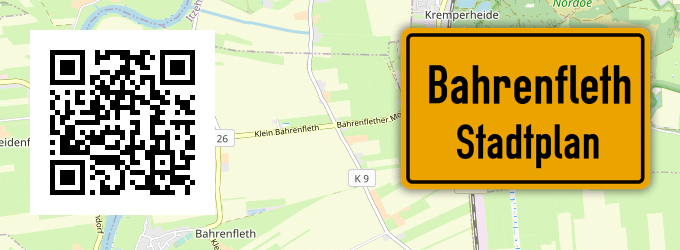 Stadtplan Bahrenfleth