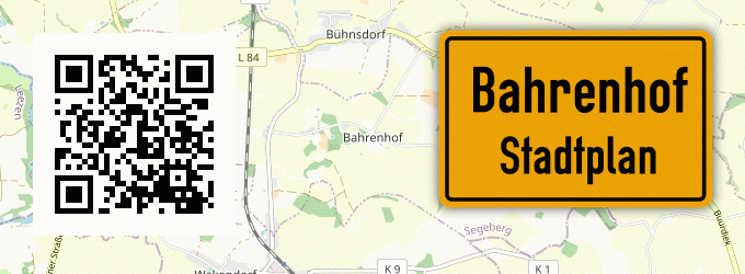 Stadtplan Bahrenhof, Holstein