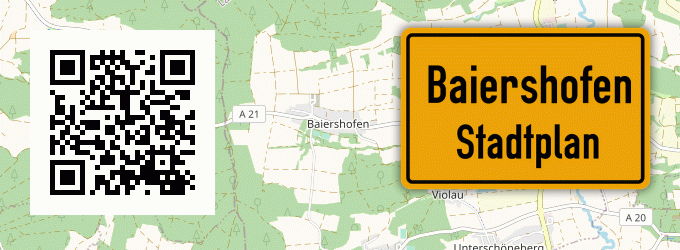 Stadtplan Baiershofen, Schwaben