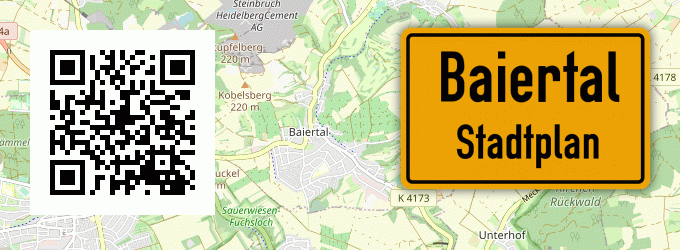 Stadtplan Baiertal