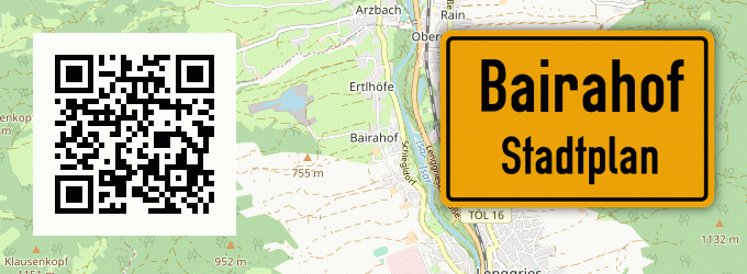 Stadtplan Bairahof