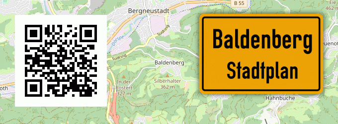 Stadtplan Baldenberg