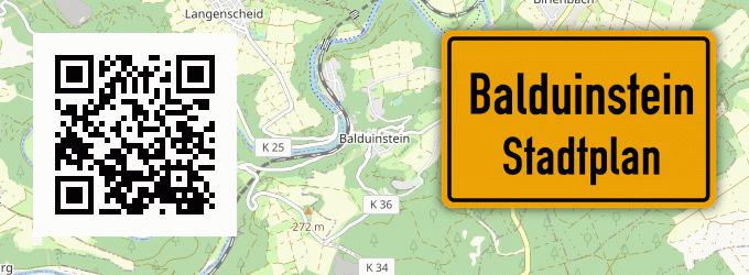 Stadtplan Balduinstein