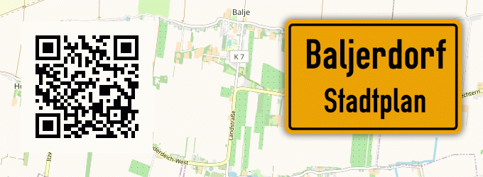 Stadtplan Baljerdorf