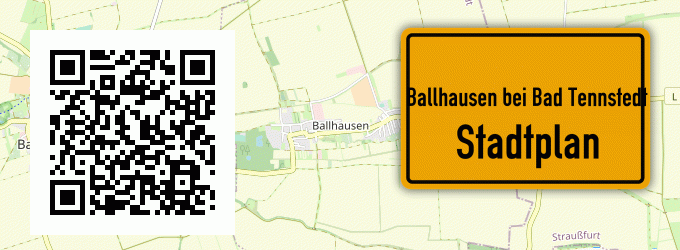 Stadtplan Ballhausen bei Bad Tennstedt