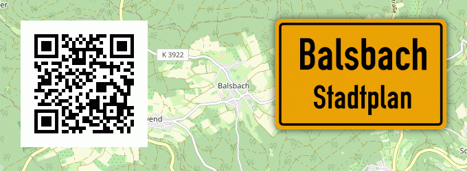 Stadtplan Balsbach