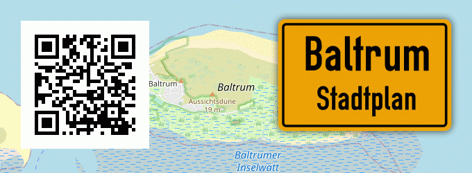 Stadtplan Baltrum