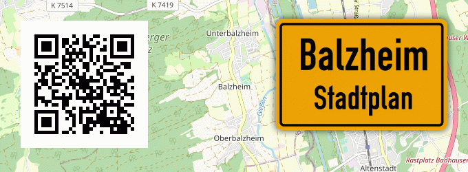 Stadtplan Balzheim