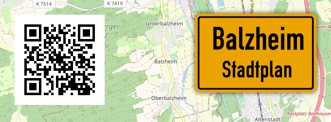 Stadtplan Balzheim