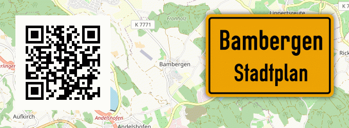 Stadtplan Bambergen