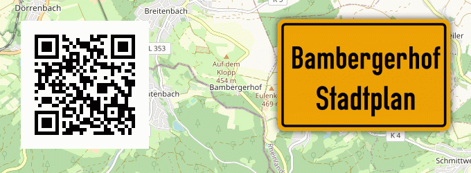 Stadtplan Bambergerhof, Pfalz
