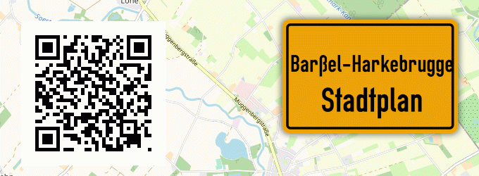 Stadtplan Barßel-Harkebrugge