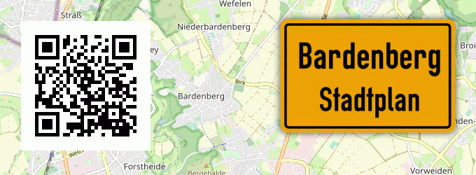 Stadtplan Bardenberg