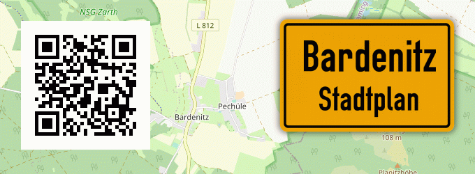 Stadtplan Bardenitz