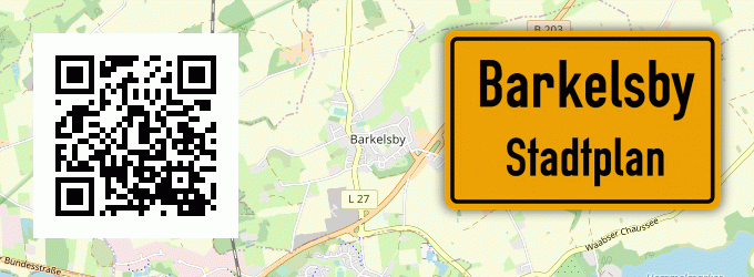 Stadtplan Barkelsby