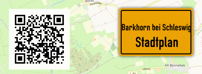 Stadtplan Barkhorn bei Schleswig