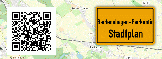 Stadtplan Bartenshagen-Parkentin