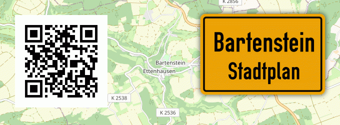 Stadtplan Bartenstein
