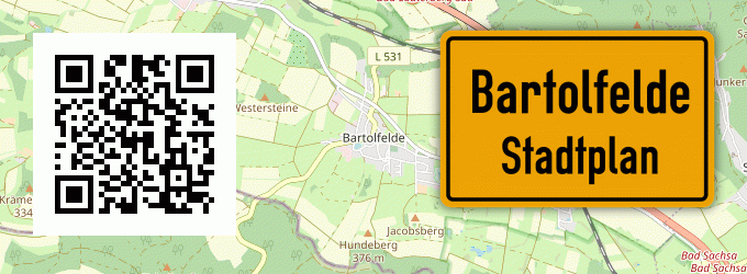 Stadtplan Bartolfelde