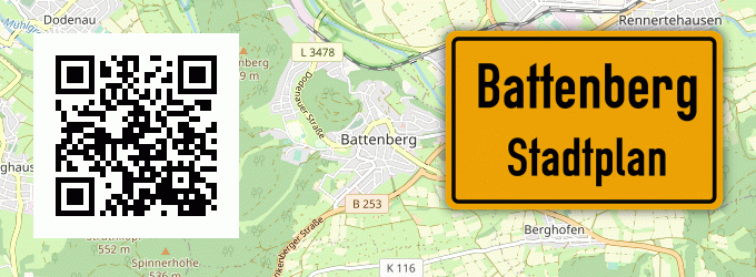 Stadtplan Battenberg