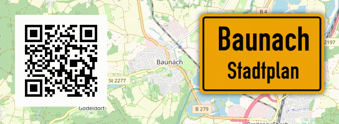 Stadtplan Baunach