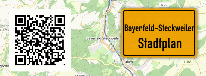 Stadtplan Bayerfeld-Steckweiler