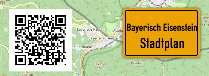 Stadtplan Bayerisch Eisenstein