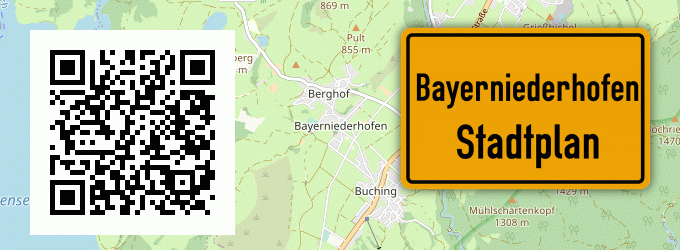 Stadtplan Bayerniederhofen