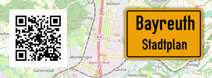 Stadtplan Bayreuth
