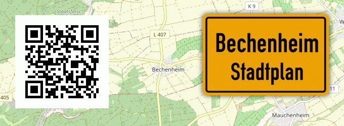 Stadtplan Bechenheim