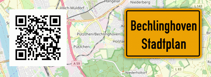 Stadtplan Bechlinghoven