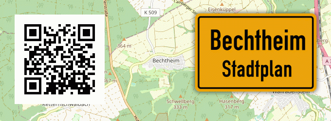 Stadtplan Bechtheim, Untertaunus