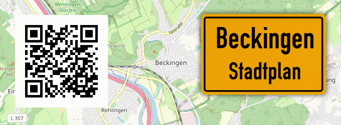Stadtplan Beckingen