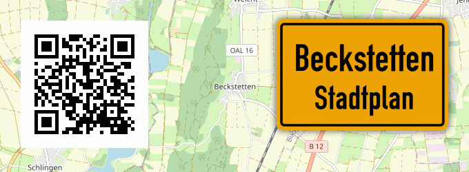 Stadtplan Beckstetten