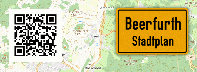 Stadtplan Beerfurth