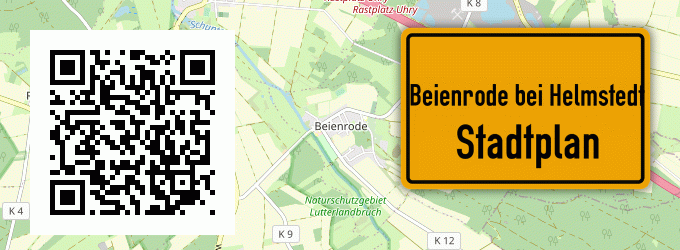 Stadtplan Beienrode bei Helmstedt