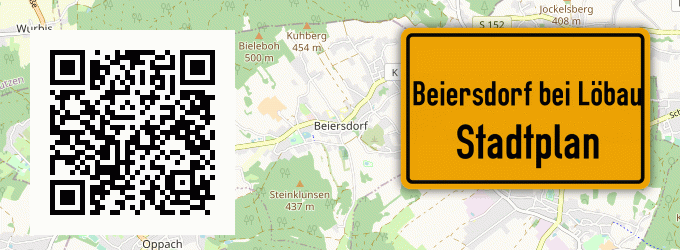 Stadtplan Beiersdorf bei Löbau