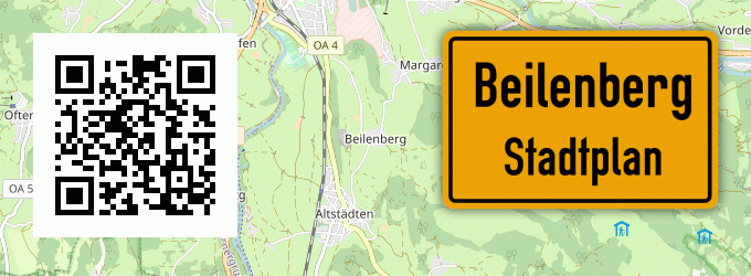 Stadtplan Beilenberg, Allgäu