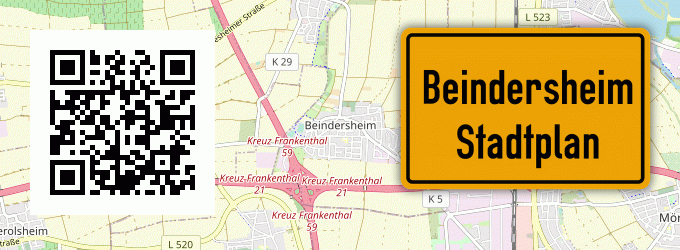 Stadtplan Beindersheim