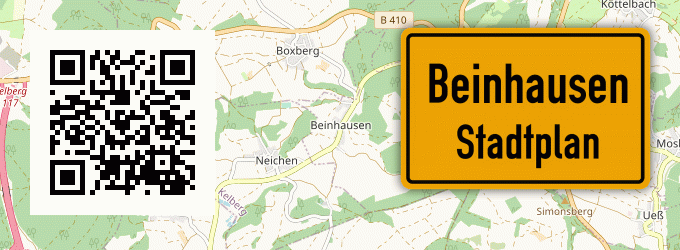 Stadtplan Beinhausen